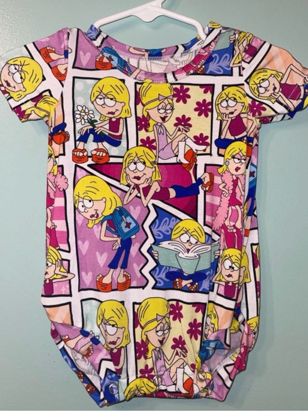 Lizzie McGuire Short Sleeve Bamboo Bubble - Pink & Purple